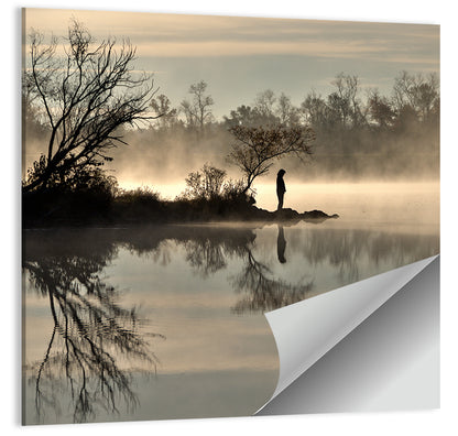 Centennial Lake Mist Wall Art