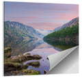 Glendalough Upper Lake at Dusk Wall Art