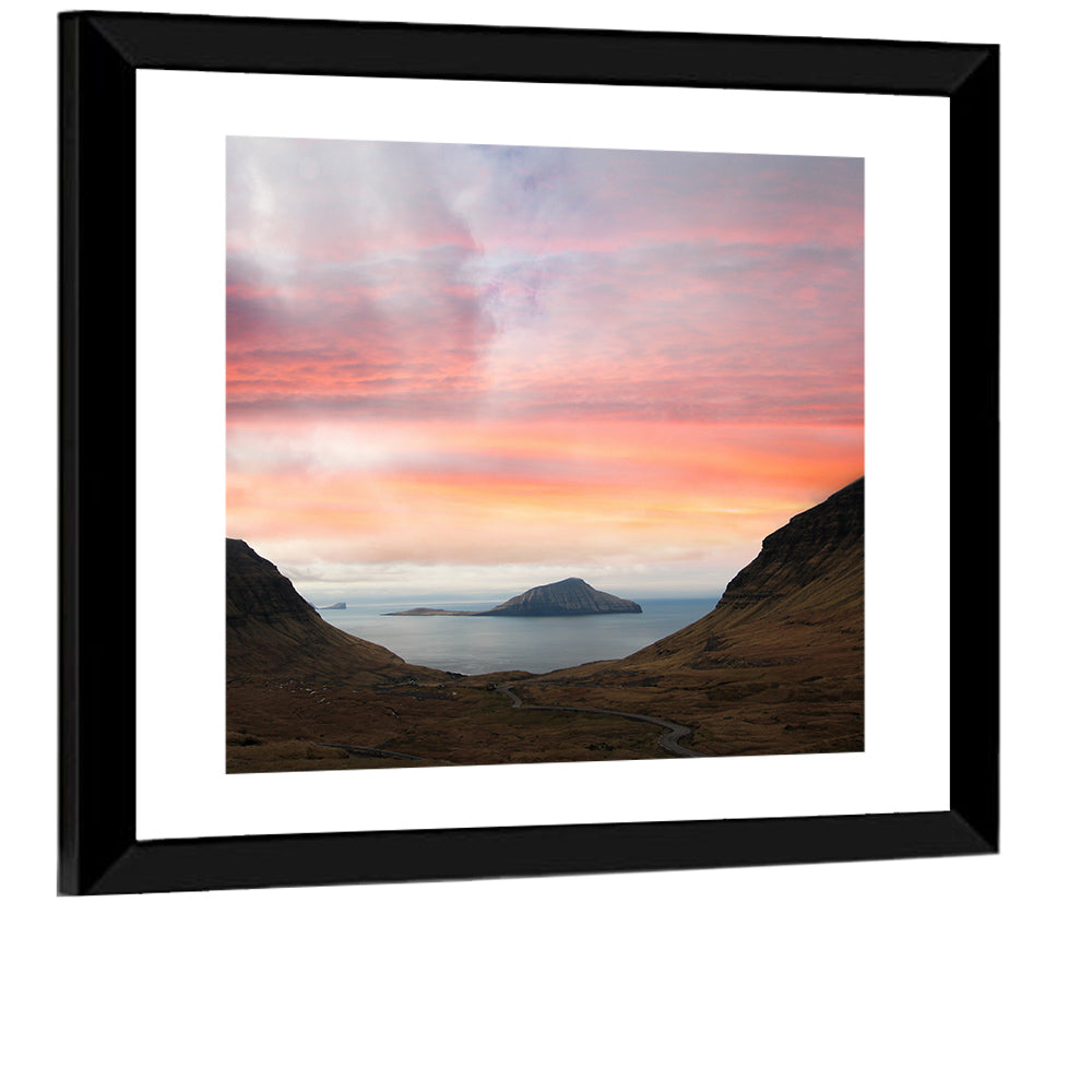 Klakkur Dusk Over Kalsoy Wall Art