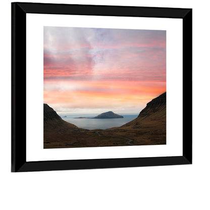 Klakkur Dusk Over Kalsoy Wall Art