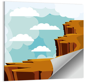 Desert Cliffs Landscape Wall Art