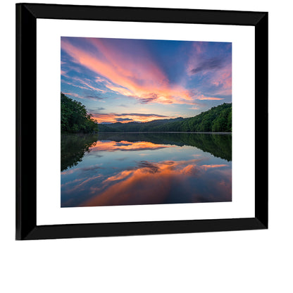 Appalachian Lake Sunset Wall Art