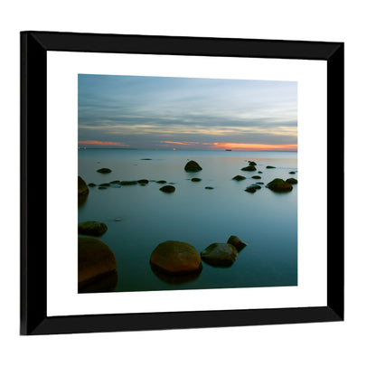 Baltic Sea at Twilight Wall Art