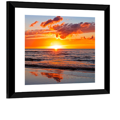 Sunset Over the Baltic Wall Art