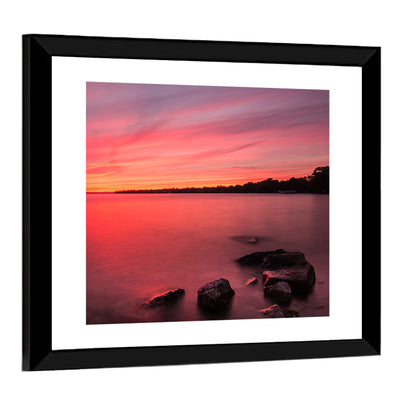 Lake Simcoe Sunset Wall Art
