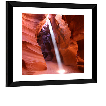 Antelope Canyon Light Beam Wall Art