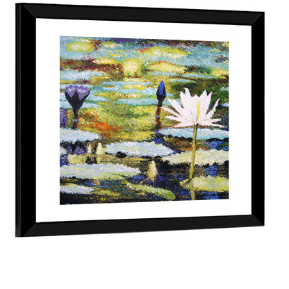 Impressionist Water Lilies Study Wall Art