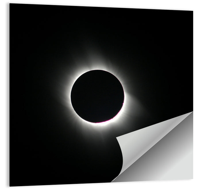 Centered Solar Eclipse Wall Art as a poster print