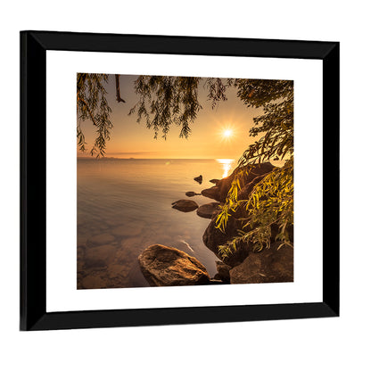 Simcoe Lake Golden Hour Wall Art