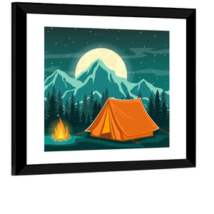 Camping Concept Wall Art