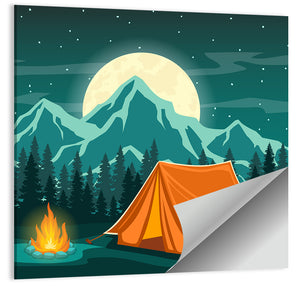 Camping Concept Wall Art