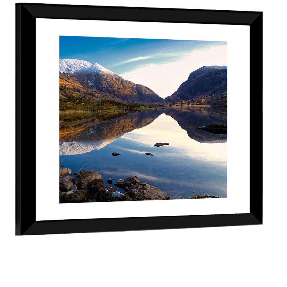 Auger Lake Morning Reflection Wall Art