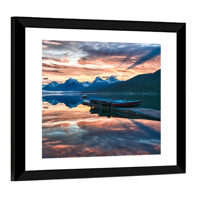 Lake Mcdonald Sunrise Wall Art