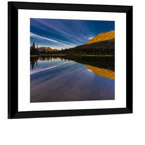 Rainbow Lake in Aleutian Mountains Wall Art