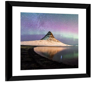 Kirkjufell Under the Milky Way Wall Art