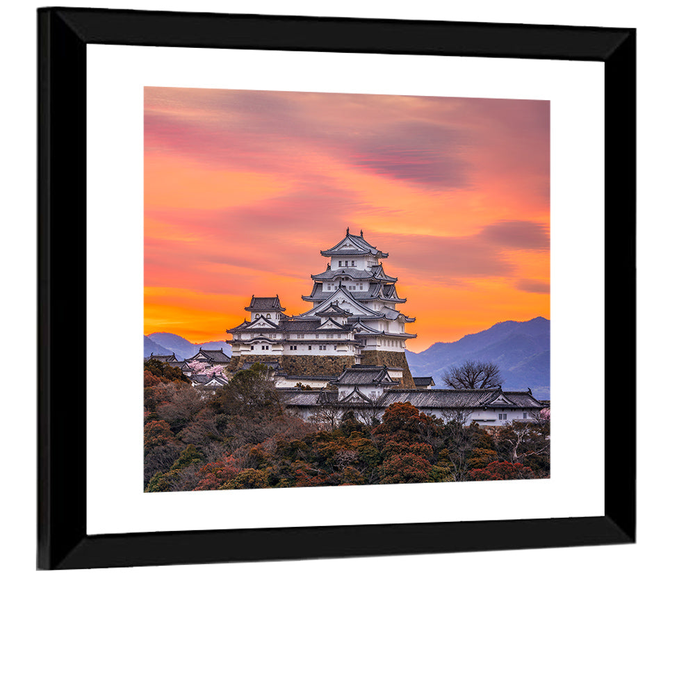 Himeji Castle at Sunrise Wall Art