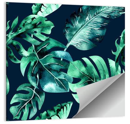 Fresh Leaves Pattern Wall Art