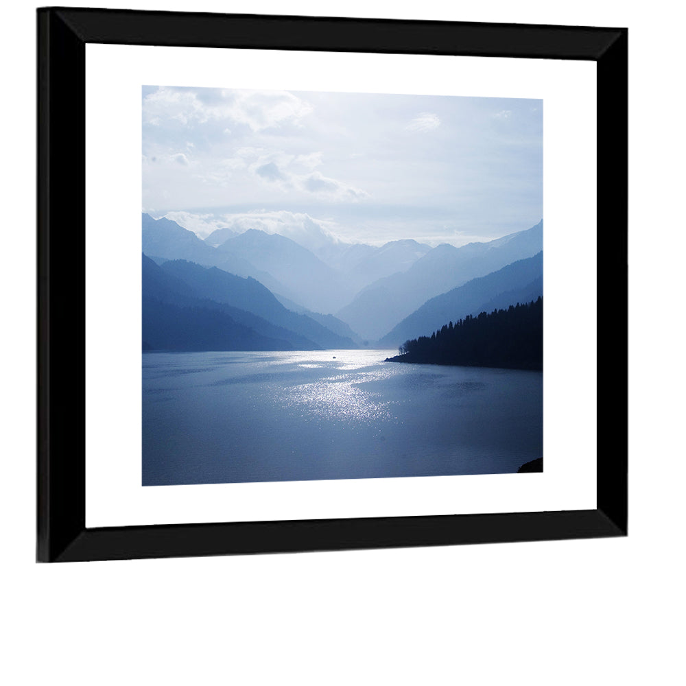 Xinjiang Lakeshore Serenity Wall Art