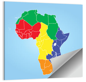 Africa Map Wall Art