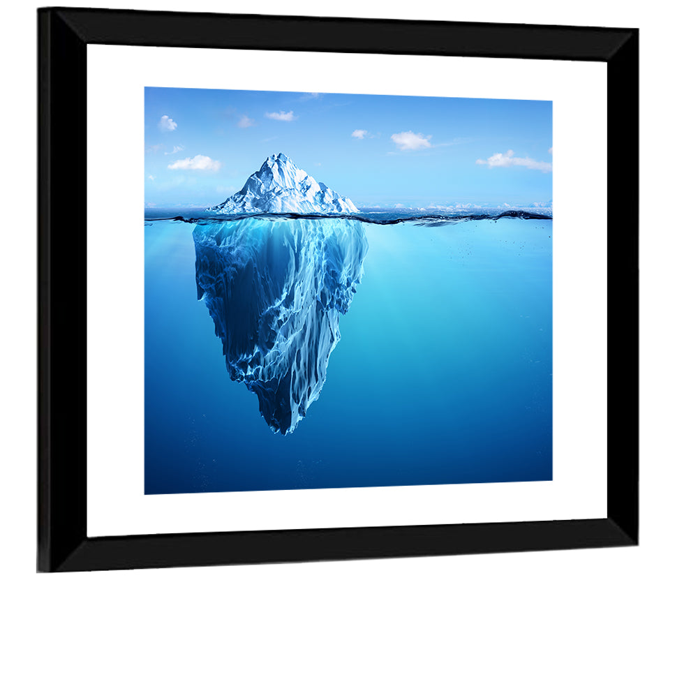 Split-level Iceberg Wall Art