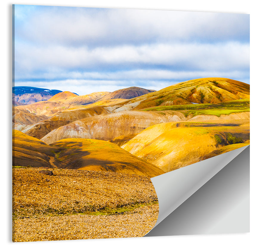 Landmannalaugar Rhyolite Mountains Wall Art