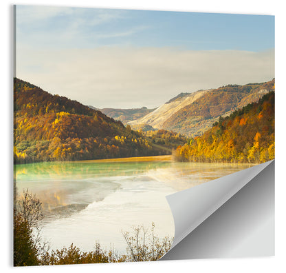 Bright Green Tailings Lake Wall Art
