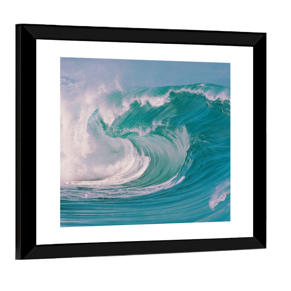 Breaking Barrel Wave Wall Art