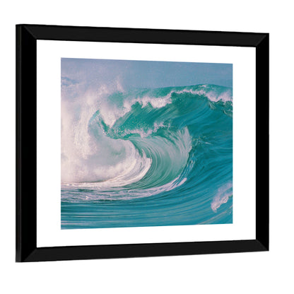 Breaking Barrel Wave Wall Art
