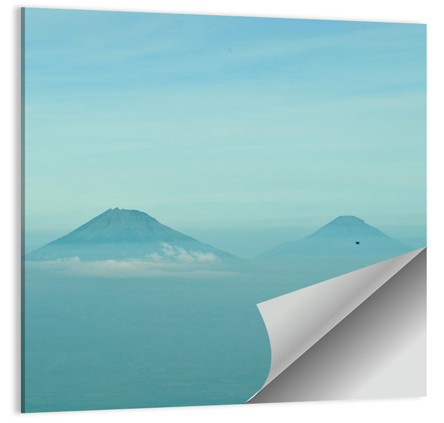 Sumbing and Sindoro Volcanoes Wall Art