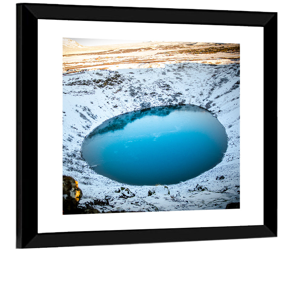 Kerid Crater Lake Wall Art