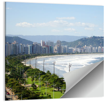 Santos Beach Promenade Wall Art