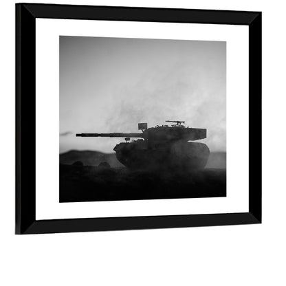 German Tank in War Wall Art