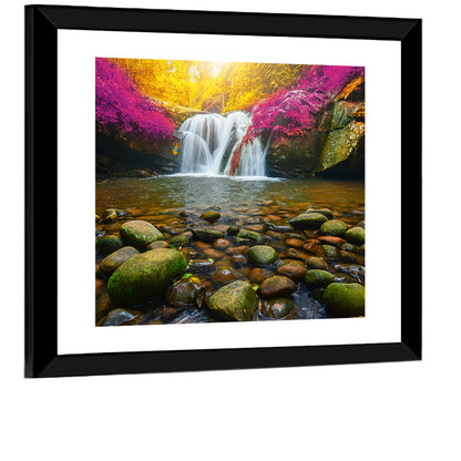 Phu Soi Dao Waterfall at Dusk Wall Art