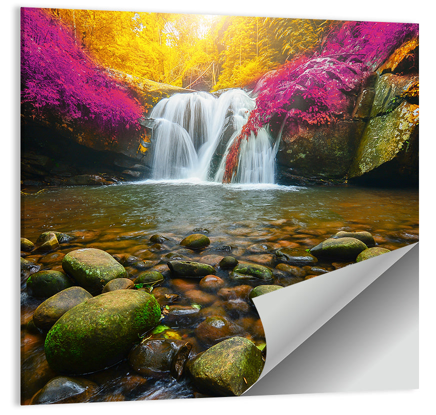 Phu Soi Dao Waterfall at Dusk Wall Art