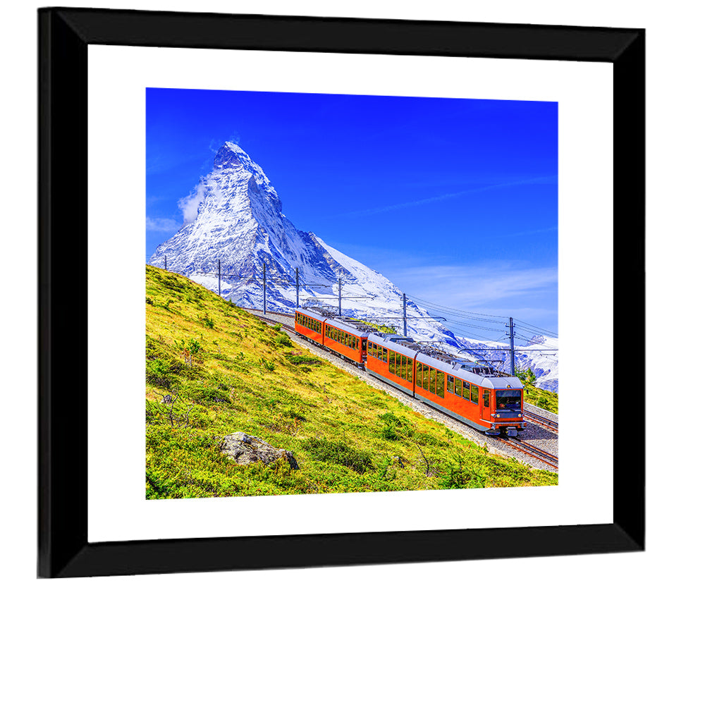 Gornergrat Train and Matterhorn Wall Art