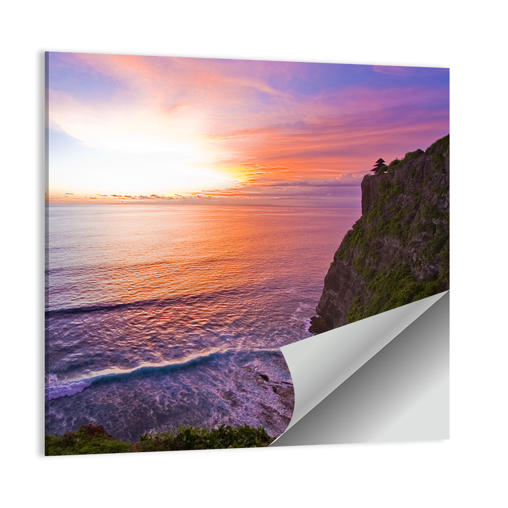Uluwatu Temple Sunset Wall Art