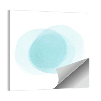 Translucent Blue Circles Wall Art