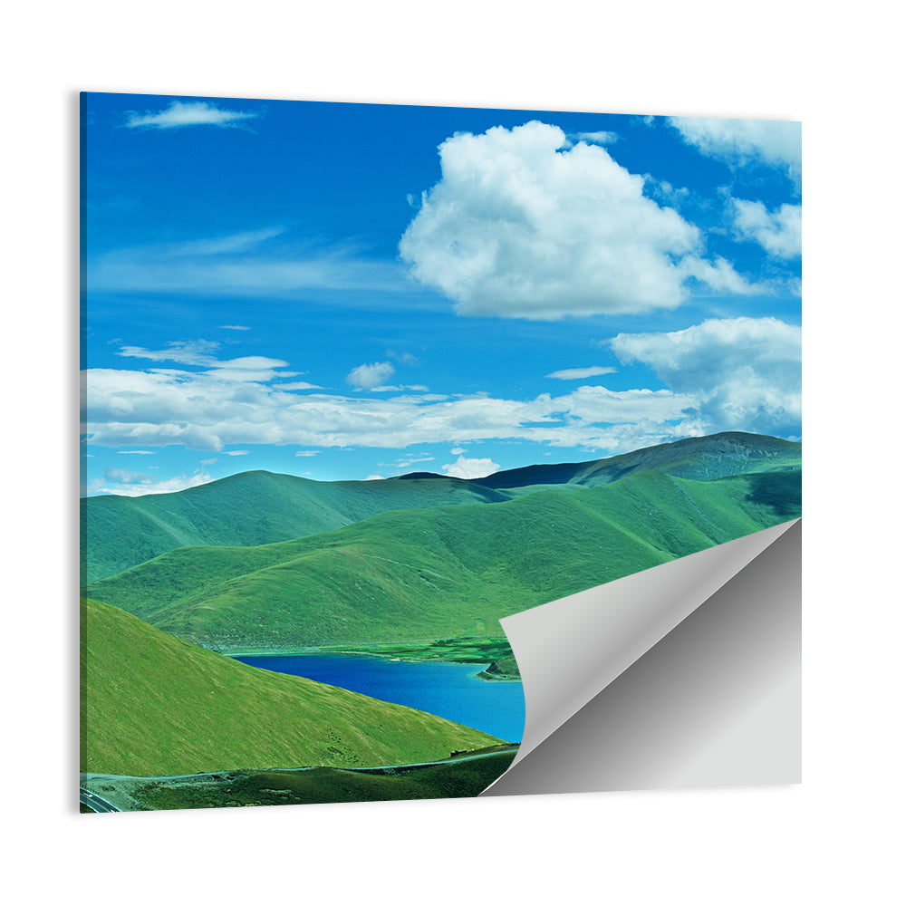 Yamdrok Tso Turquoise Lake Wall Art