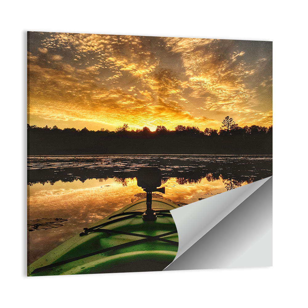 Beaver Dam Canada Sunset Wall Art