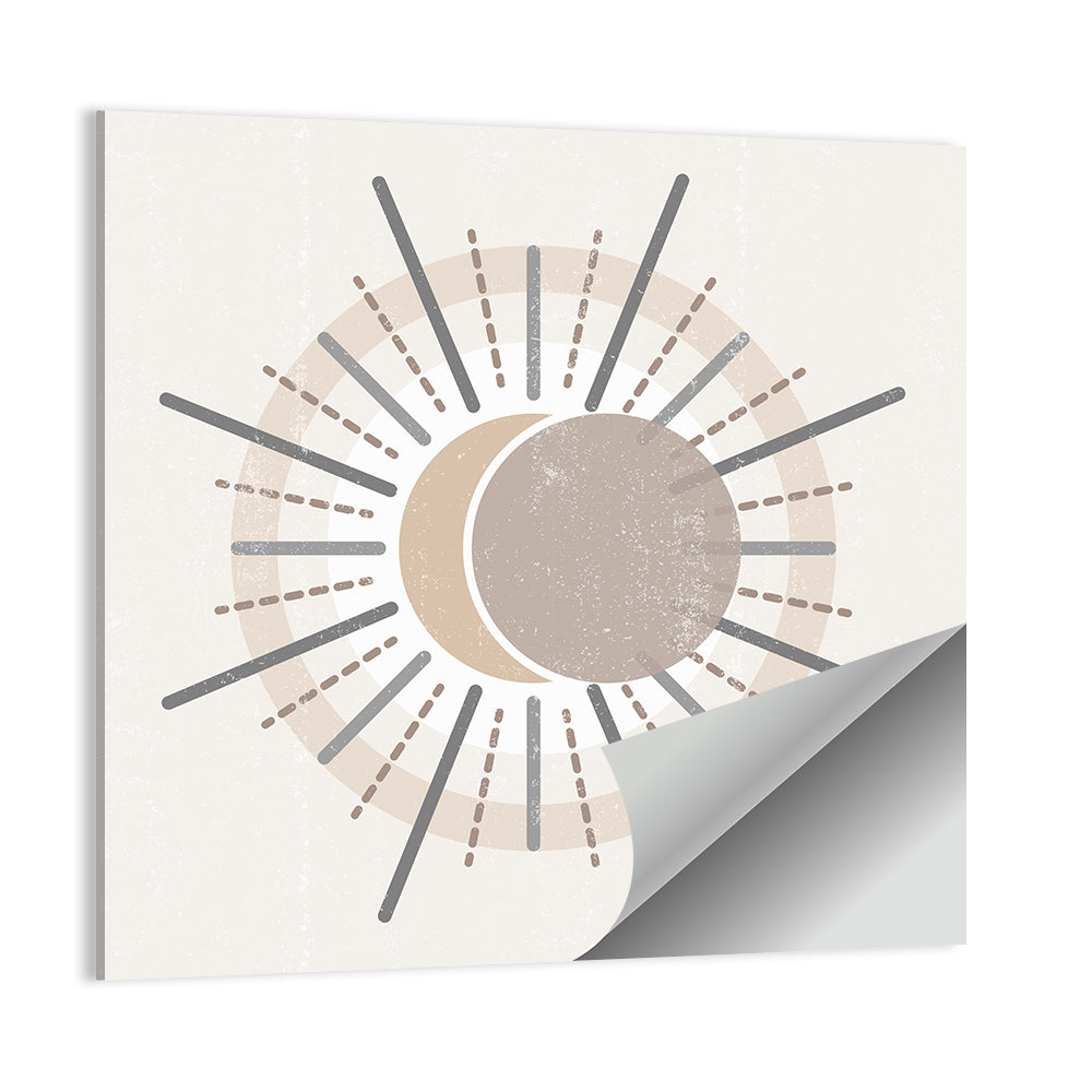 Sunburst Boho Minimalist Ii Wall Art