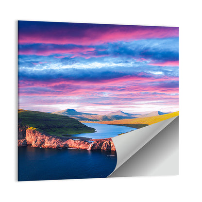 Sørvágsvatn Sunset Wall Art