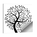 Black Tree Silhouette Wall Art