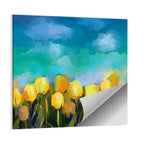Blue Tulip Horizon Wall Art
