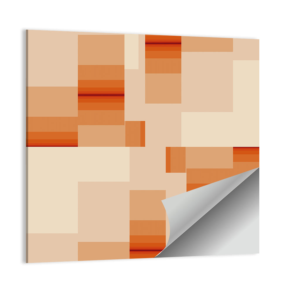 Minimalist Aerial Farm Fields Wall Art
