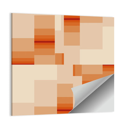 Minimalist Aerial Farm Fields Wall Art