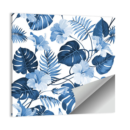 Tropical Palm Leaves Abstract Wall Art