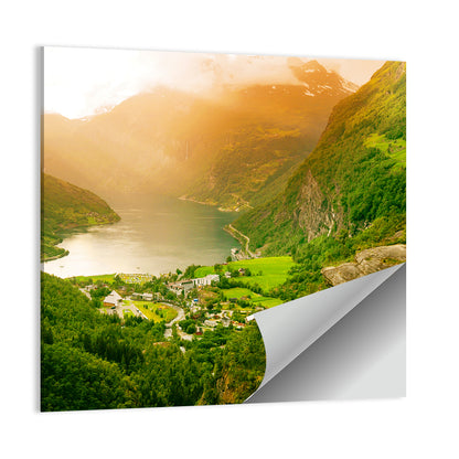 Geirangerfjord Golden Hour Wall Art