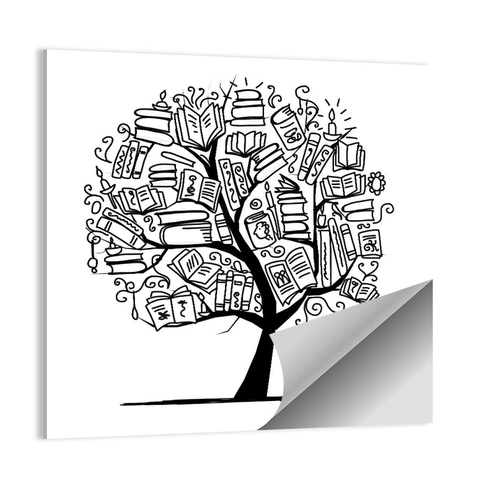 Knowledge Tree Wall Art as a poster print