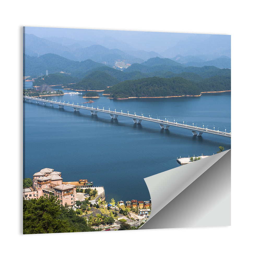 Qiandao Lake Bridge View Wall Art