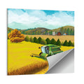 Harvest Season Farm Landscape Wall Art
